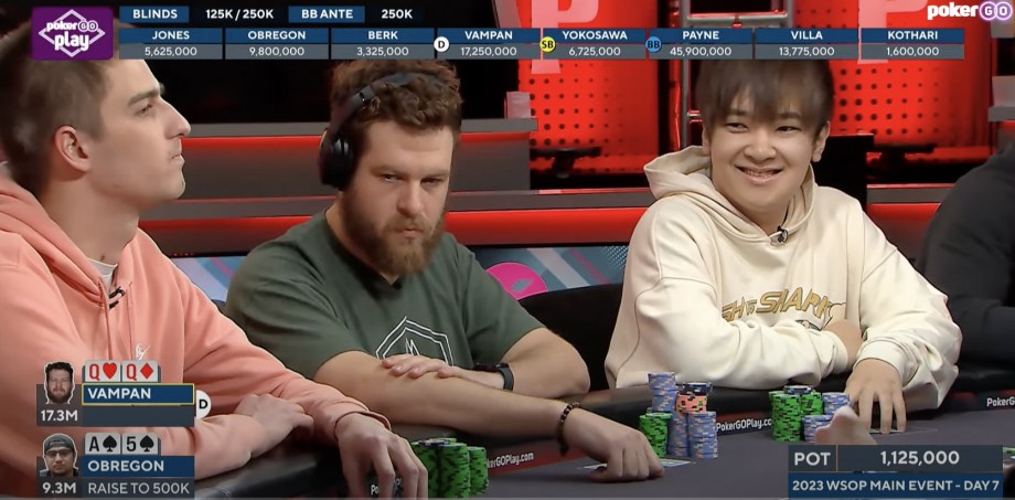WSOP2023世界のヨコサワの勇姿